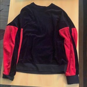 ALALA Velour Crew Neck Sweatshirt